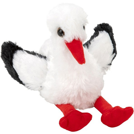 Soft toy stork 13 cm
