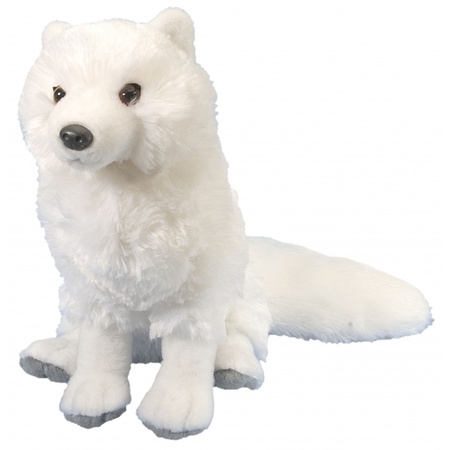 Arctic fox soft toy 30 cm