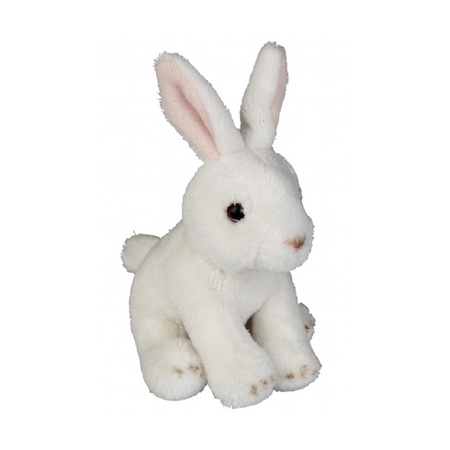 Knuffel konijnen wit 15 cm