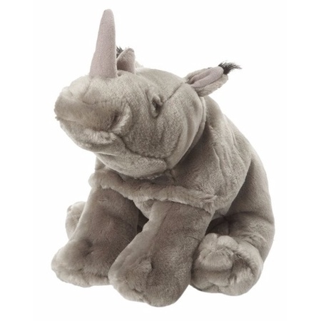 Plush stuffed rhino 18 cm
