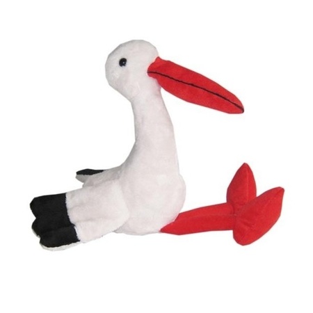 Plush stork cuddle toy 40 cm