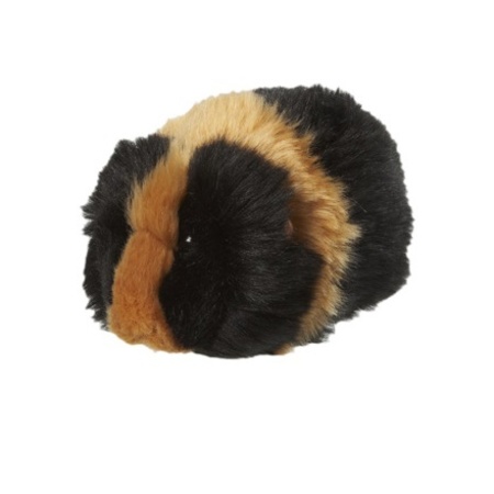 Plush black and brown guinea pig 13 cm.