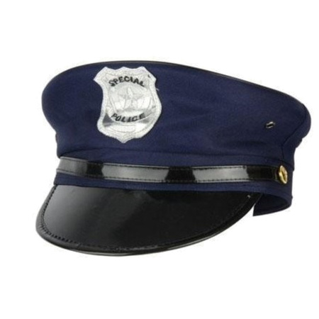 Politie agent verkleed setje pet en donkere zonnebril