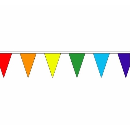 Rainbow triangle bunting 20 meter