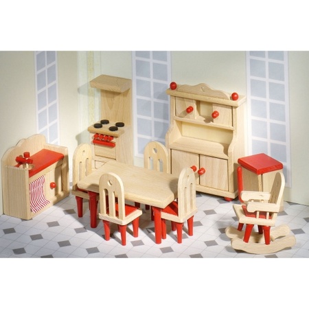 Dollhouse furniture wooden kitchen