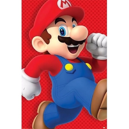 Grote deurposter Super Mario