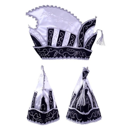 Prince Carnaval hat black and white