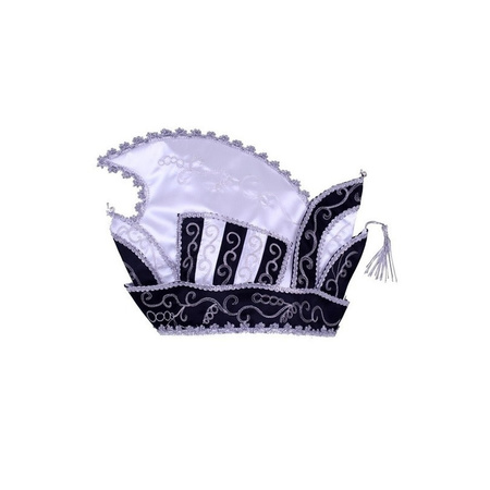 Prince Carnaval hat black and white