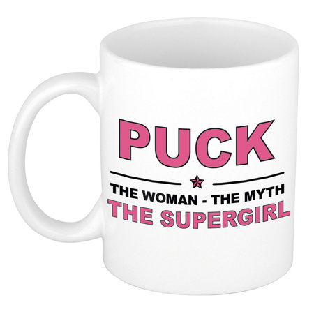 Puck The woman, The myth the supergirl collega kado mokken/bekers 300 ml