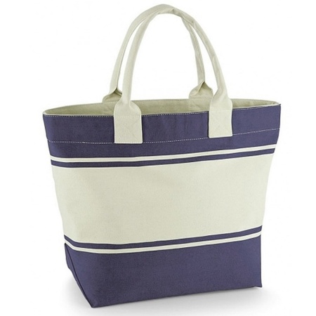 Quadra navy shopping bag