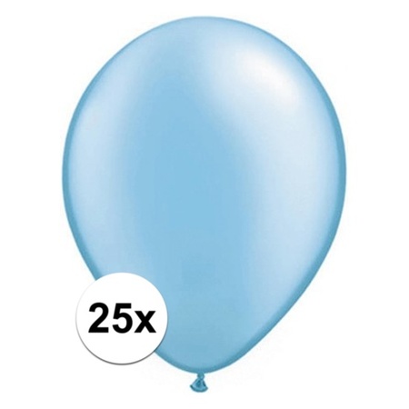 Ballonnen 25 stuks Azure blauw Qualatex