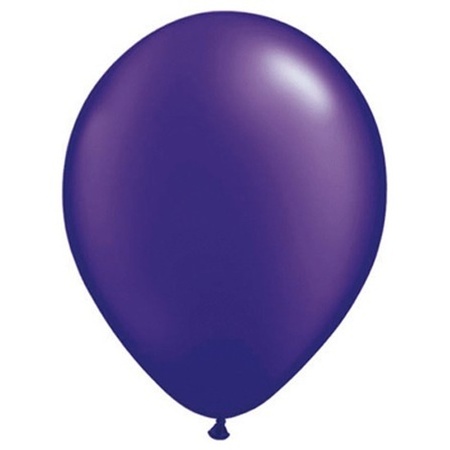 Ballonnen 10 stuks parel paars Qualatex