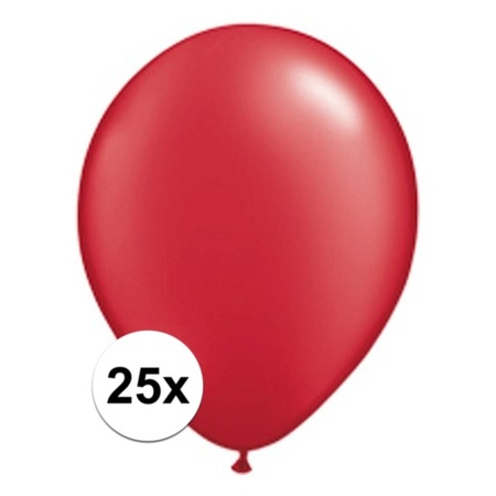Ballonnen 25 stuks Ruby rood Qualatex