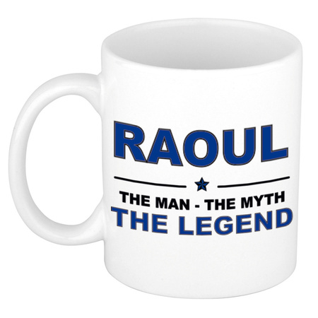 Raoul The man, The myth the legend collega kado mokken/bekers 300 ml
