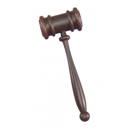 Gavel Judge Auction hammer plastic 28 cm
