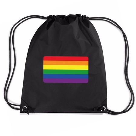 Rainbow flag nylon bag 
