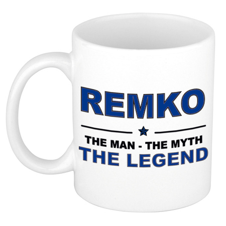 Remko The man, The myth the legend name mug 300 ml