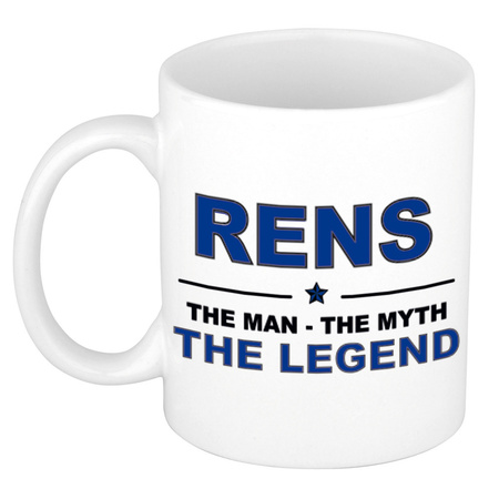 Rens The man, The myth the legend collega kado mokken/bekers 300 ml
