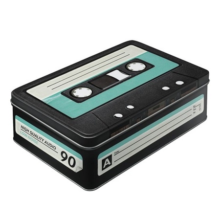 Opbergbox retro 80s cassette