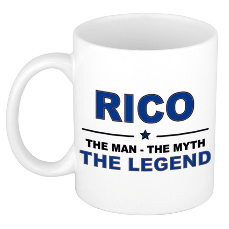 Rico The man, The myth the legend collega kado mokken/bekers 300 ml