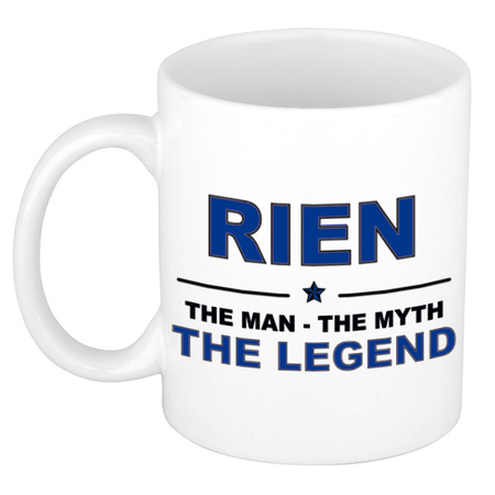 Rien The man, The myth the legend collega kado mokken/bekers 300 ml