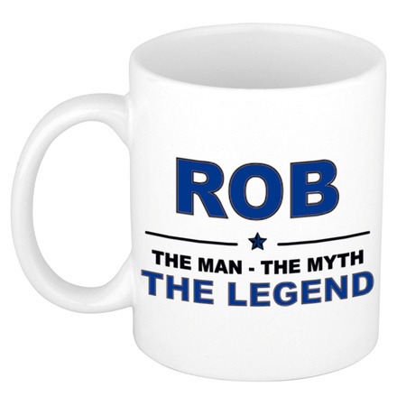 Rob The man, The myth the legend collega kado mokken/bekers 300 ml