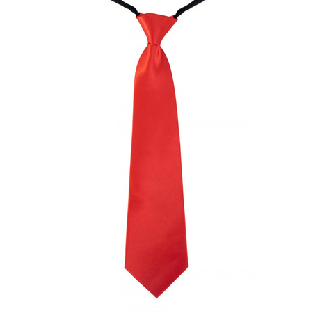 Rode carnaval verkleed stropdas 40 cm verkleedaccessoire