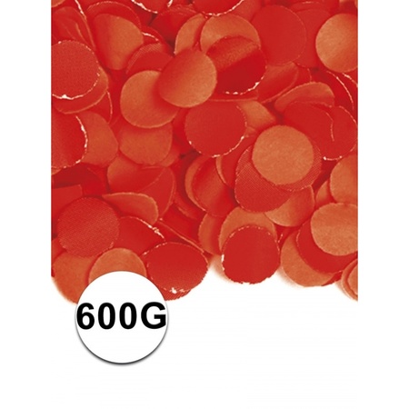 600 gram confetti color red