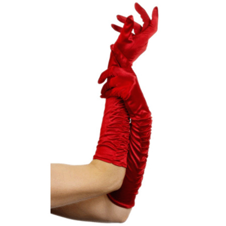 Party gloves red