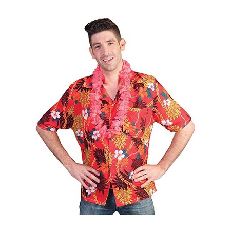 Toppers - Red Hawaii shirt with buttons