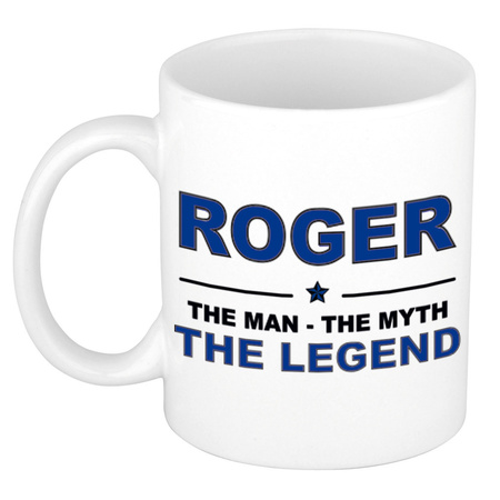 Roger The man, The myth the legend name mug 300 ml