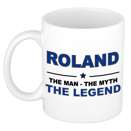 Roland The man, The myth the legend collega kado mokken/bekers 300 ml