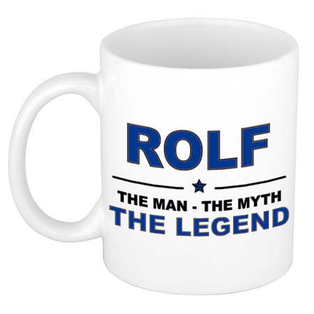 Rolf The man, The myth the legend collega kado mokken/bekers 300 ml