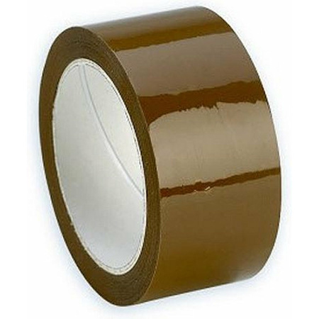 Rolls Packaging tape brown 66 meters
