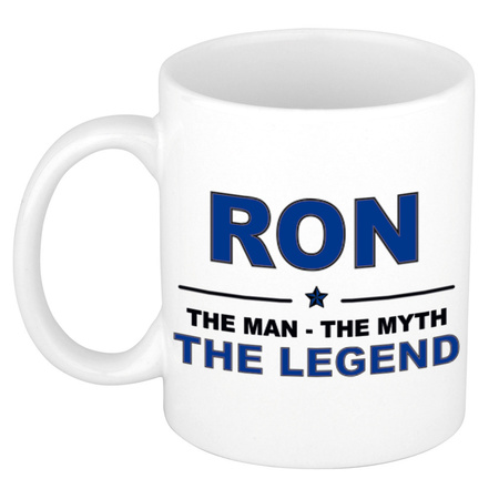 Ron The man, The myth the legend name mug 300 ml