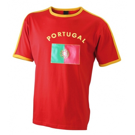 Shirts met vlag van Portugal heren