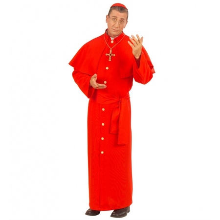 Paus kostuum rood