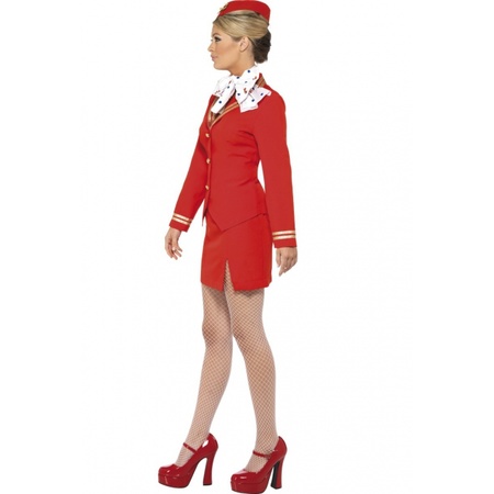 Rode stewardessen pakjes voor dames