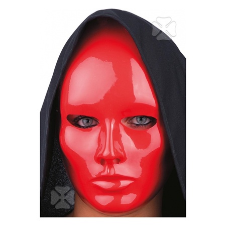 Red Halloween face mask