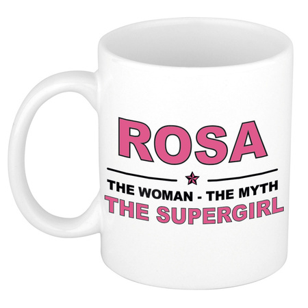 Rosa The woman, The myth the supergirl collega kado mokken/bekers 300 ml