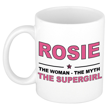 Rosie The woman, The myth the supergirl collega kado mokken/bekers 300 ml