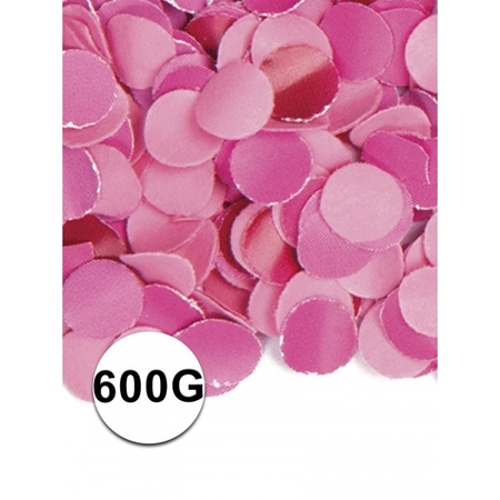 600 gram confetti color pink
