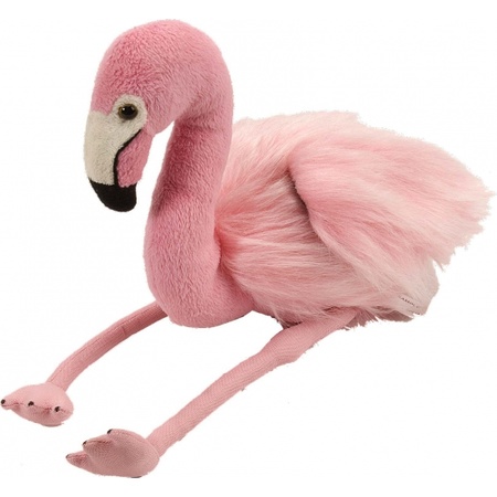Plush pink flamingo