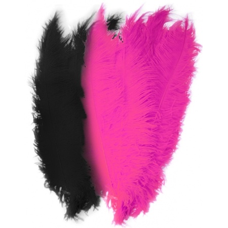 Large feathers 50 cm pink