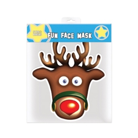 Paper Rudolph mask