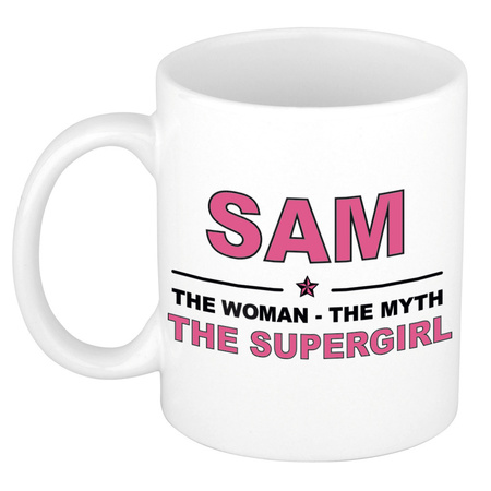 Sam The woman, The myth the supergirl collega kado mokken/bekers 300 ml