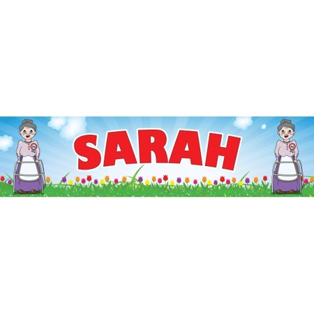 Groot Sarah spandoek 200 cm