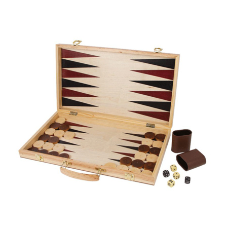 Backgammon in koffer