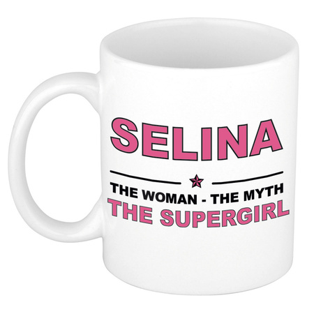 Selina The woman, The myth the supergirl collega kado mokken/bekers 300 ml