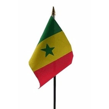 Senegal vlaggetje met stokje